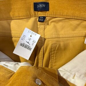 J. Crew Women's Mustard Skinny Pants